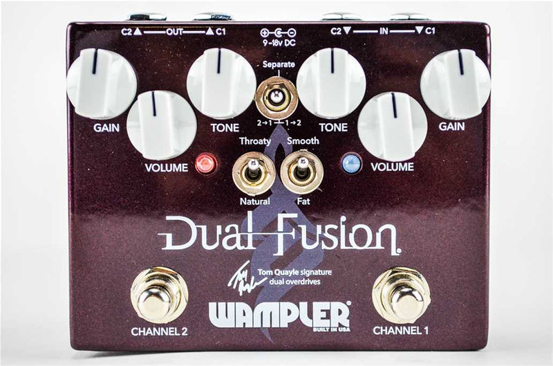 Wampler Dual Fusion Tom Quayle Signature Dual Overdrive