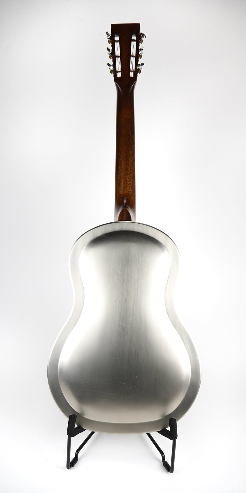 Regal RC-43 Metal Body Triolian Resonator Guitar – Antiqued Nickel-Plated Steel