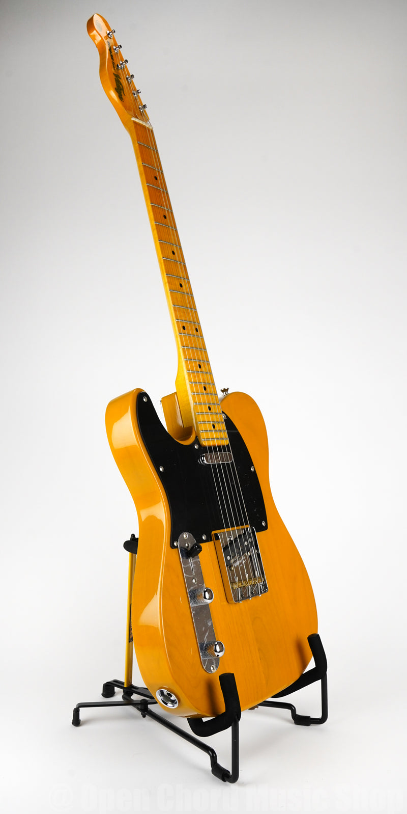 Vintage LV52BS V52 Re-Issued Electric Guitar Left Hand Butterscotch (120050807)