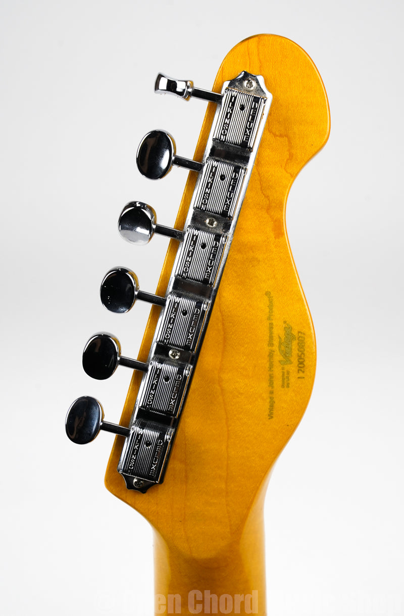 Vintage LV52BS V52 Re-Issued Electric Guitar Left Hand Butterscotch (120050807)